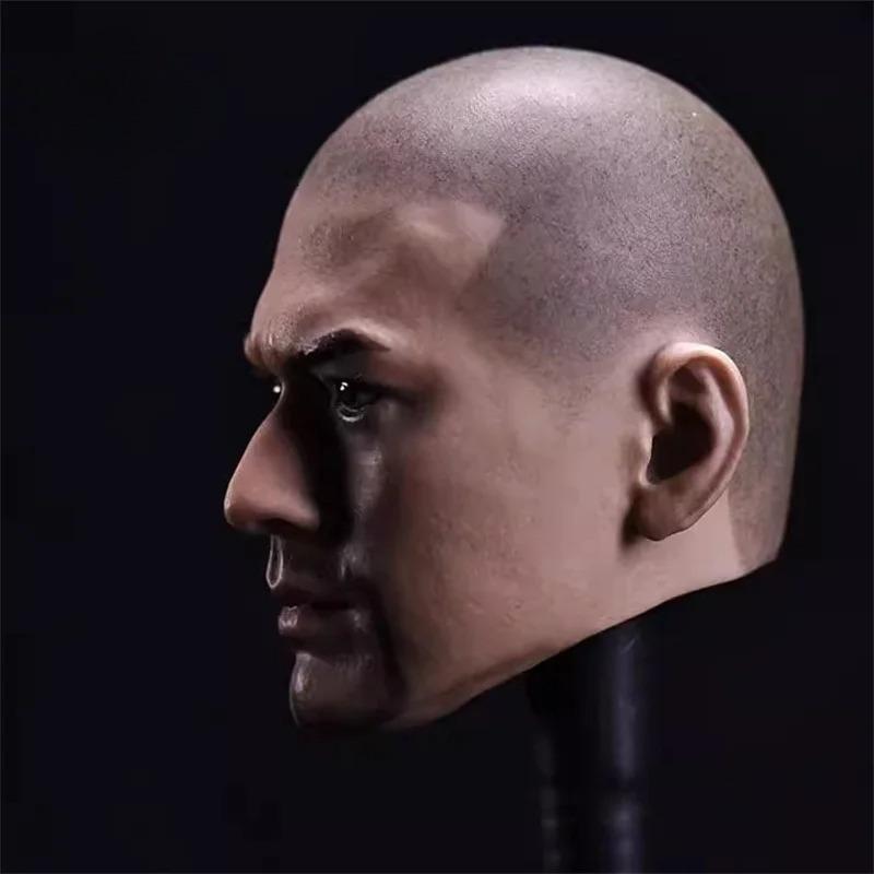1/6 scale Male Head Sculpt,Takeshi Kaneshiro Head Sculpt Carving with Long Hair Model Fit 12" Soldier Action Figure Body Dolls