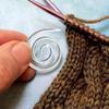 Spiral Cable Knitting Needle, Anti Slip And Durable Hand Knitting Tool, Sweater Scarf Knitting Artifact