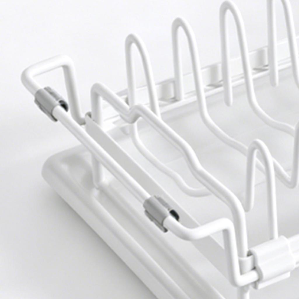 Extendable Dish Drying Rack Multifunctional Dish Drainer Kitchen Organizer Shelf with Cutlery Holder for Small