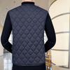 Men's Winter Velvet-Lined Warm Vest for Middle-Aged and Elderly: Thick, Stylish, High-End Gilet