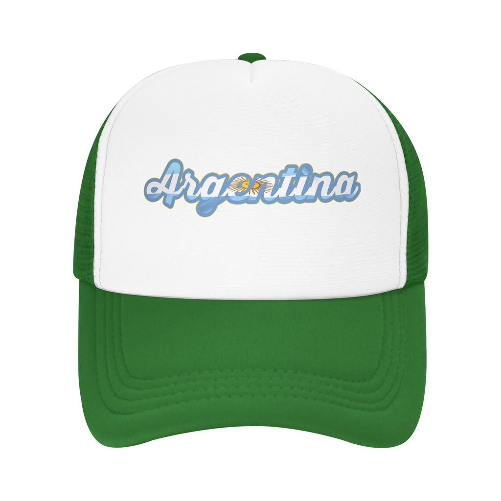 Argentina Flag Map Mesh Baseball Caps Adult Outdoor Sun Hat  Hats Adjustable Snapback Caps Trucker Cap Summer Trucker Hat