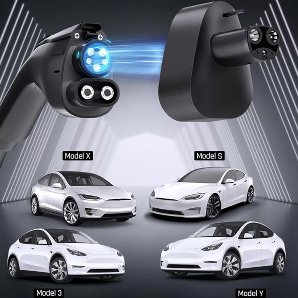 For Model 3/S/X/Y Charger Adapter 250KW Power DC Fast Charging CCS To TSL Charger Adapter