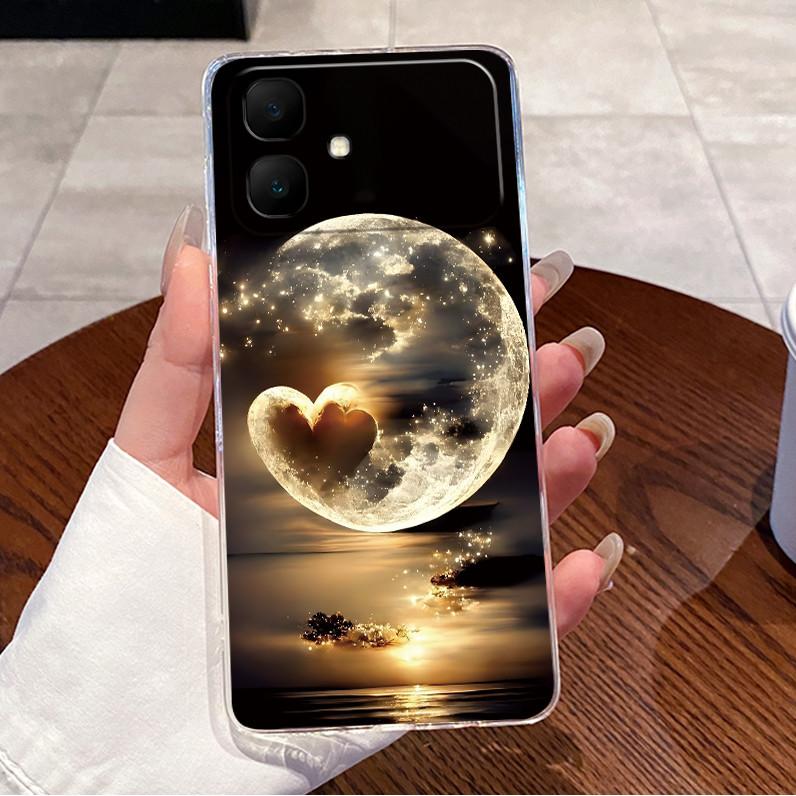 For Infinix Smart 20 2026 Case X6840 X6840B Clear Luxury Cute Love Rabbit Funny TPU Soft Silicone Phone Case Smart20 Back Cover