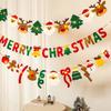 DIY Handmade LED String Light Decorated Holiday Hanging Home Room Ambient Hanging  Background Pull Flag Banner Pendant Lights