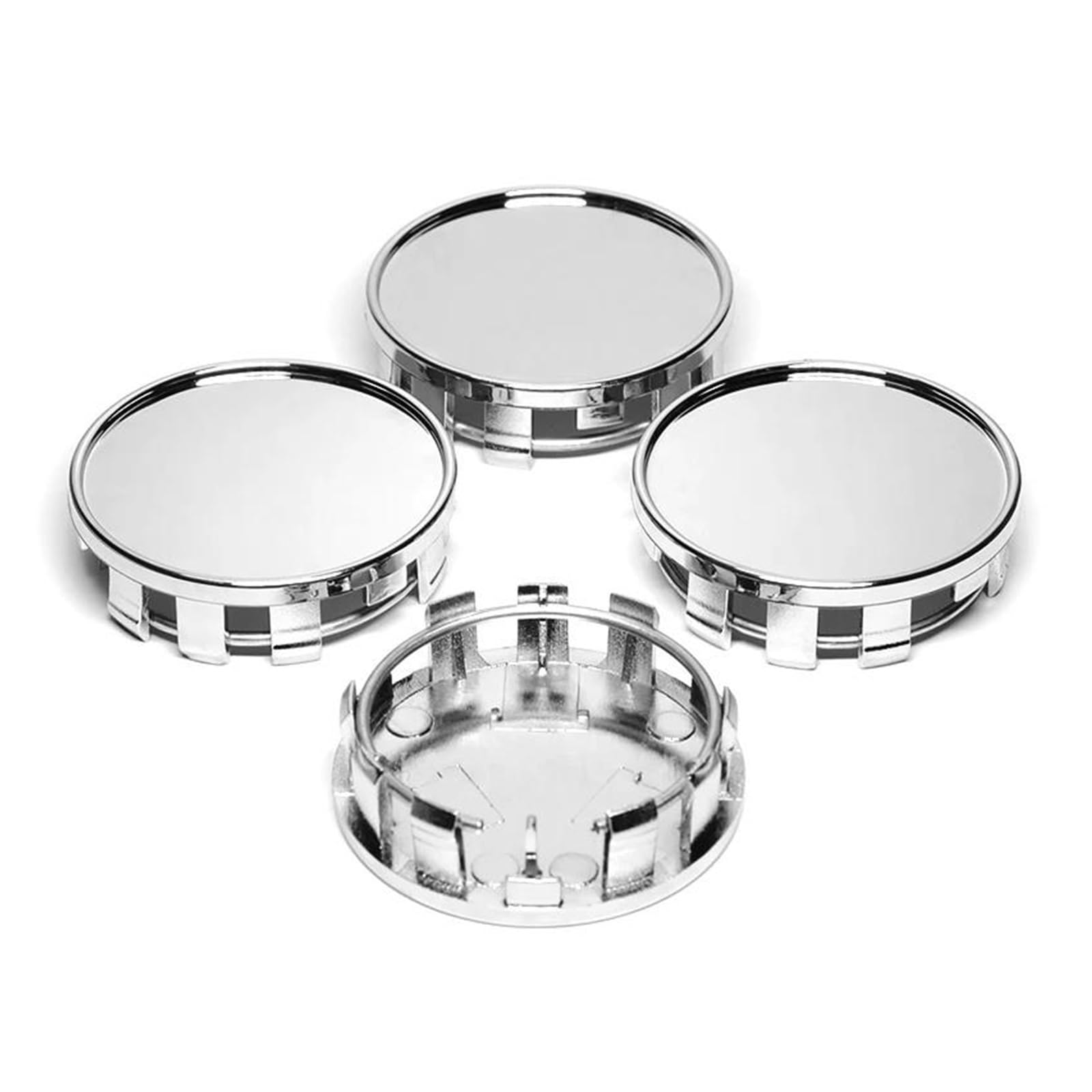 

Автомобиль 54 мм (52мм-50мм) Колпак ступицы колесного диска автомобиля Колпак центра колеса автомобиля Крышка ступицы Аксессуары (Серебряный) One Size серебряный