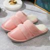 Fashion Warm Men Shoes Indoor Winter Pu Leather Slippers Suede Plush Velvet Shoes for Men Warm Home Slippers 2024 Non Slip Male Slipper