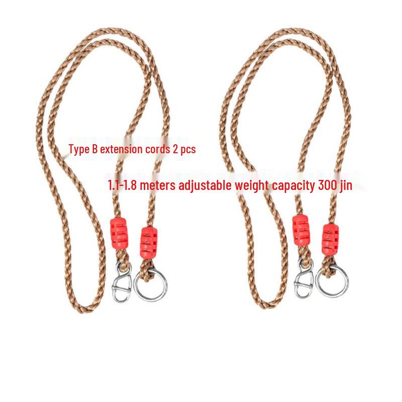 

Adjustable Extension Rope for Swing and Climbing Frames