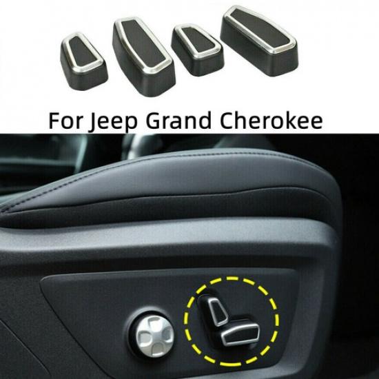 4x Front Seat Adjust Switch Cover Trim For Jeep Cherokee Grand & Jeep Cherokee