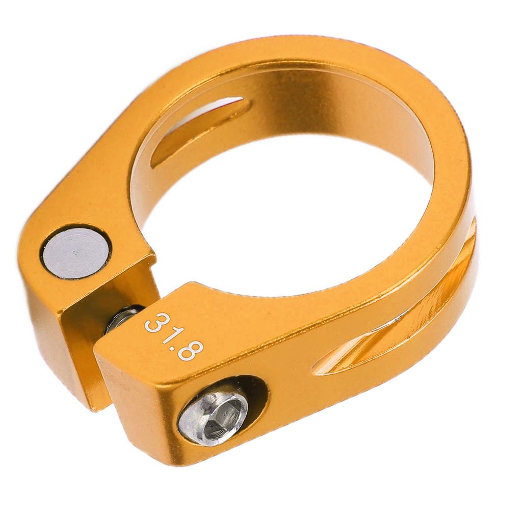 Bicycle Seat Tube Clamp Mountain Road Bike Lock Seatpost Aluminum Alloy Seat Tube ClampGold