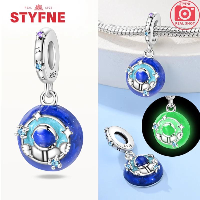 Copperluminous Beads Rabbit Astronaut Spaceship Charms Fitoriginal Bracelets Diy Fine Jewelry Gift For Women