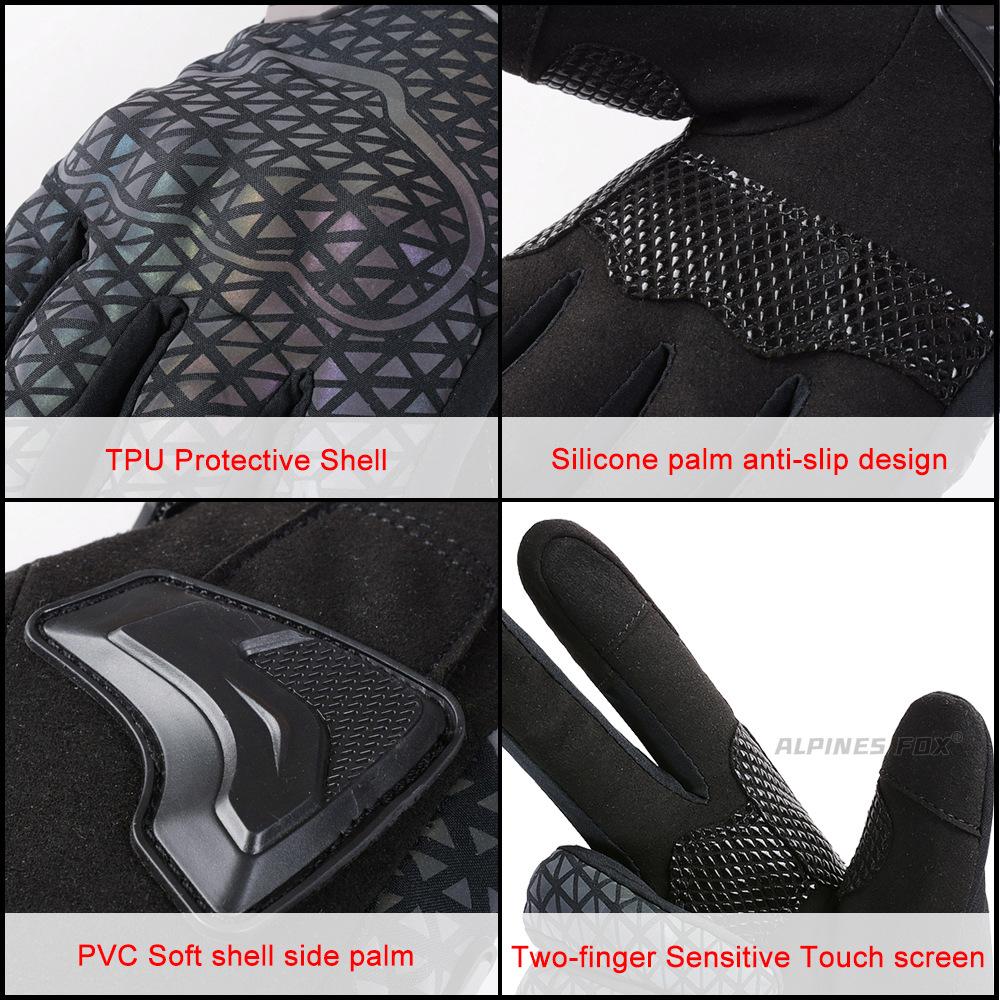 Motorcycle Gloves Autumn and Winter Reflective Gloves