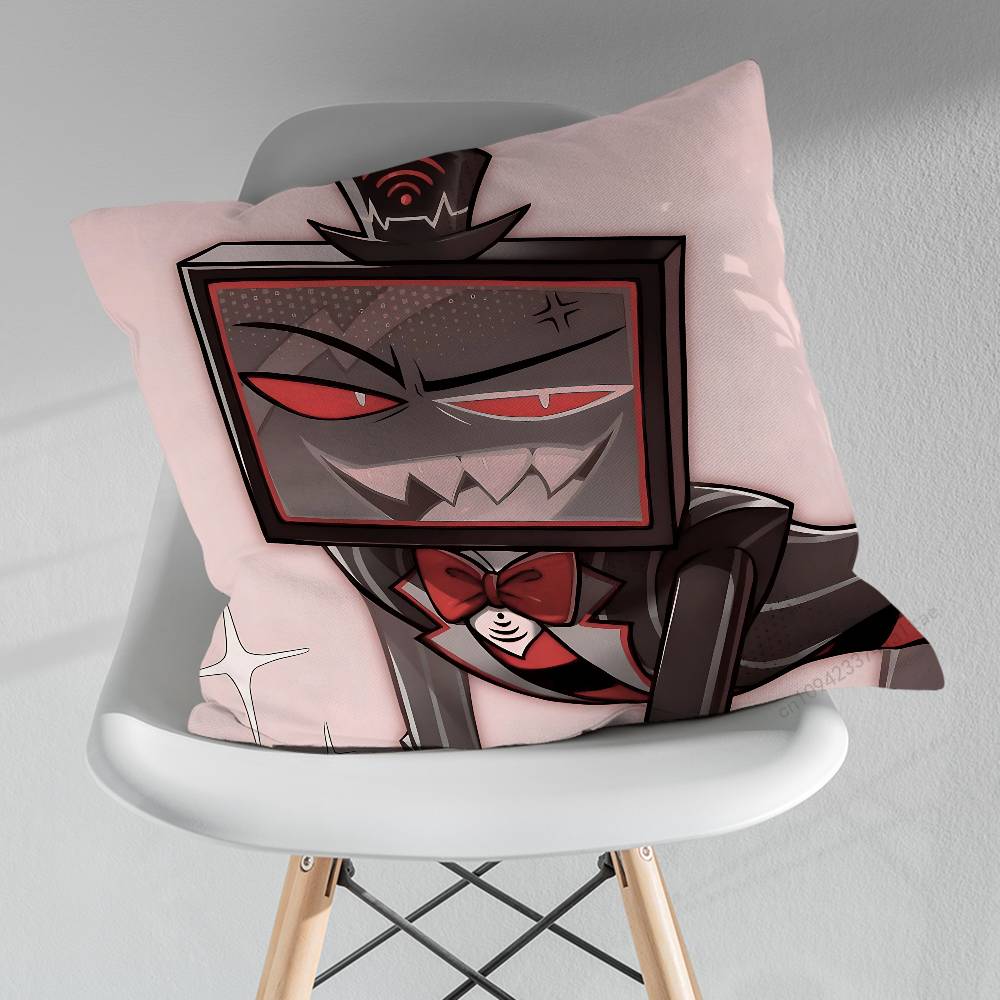 HHazbin Vox Hotel Vertraue Uns Kissen über Wohnzimmer Sofa Kissenbezug Heimdekoration Schlafzimmer Zimmer Bett Kissenbezug