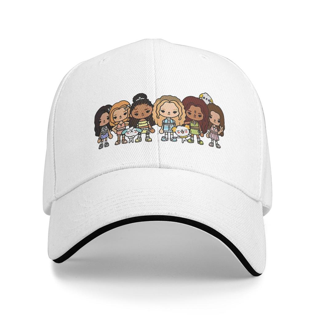 Katseye Kpop Cute Members Baseball Caps Casual Sandwich Hat Unisex Adjustable Sun Hat Activities