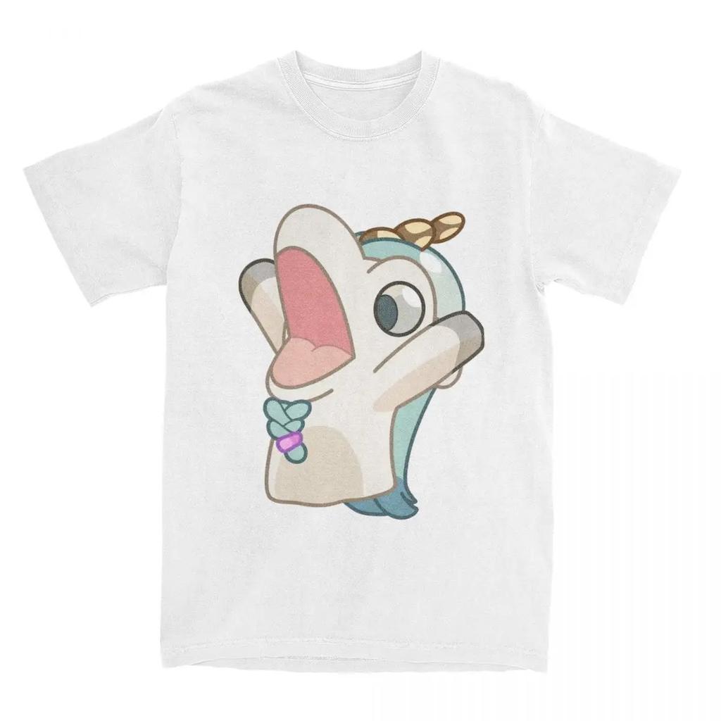 Unicorse Screaming T Shirt Summer Blueyed Anime Vintage T-Shirts Cotton Hip Hop Tee Shirt For Men Short Sleeve Casual Clothes