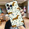 Sausage Dog Dachshund Quotes Case For iPhone 17 15 14 13 12 11 16 Pro Max Mini Plus 16e 17 Air Bumper Cover Accessories