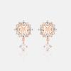 M Basic Silver Rose Earrings A213Se0300Rpa.