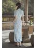 2024 Spring/Summer Elegant Breathable Lace Cheongsam Dress