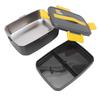 Electric Lunch Box 3L Double Layer SUS304 Liner Dishwasher Safe Portable Food Warmer for Home Car Office Travel Cooking