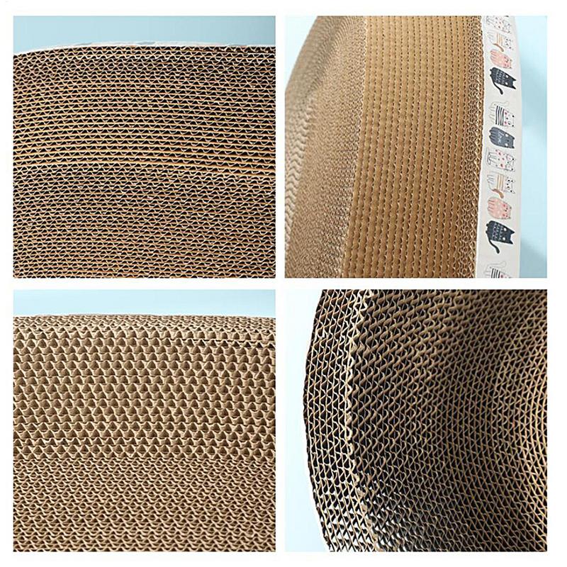 Cat Scratching Board Protect Furniture Grinding Claw Toys Oval Corrugated Paper Wear-resistant Cat Nest Cat Accessories