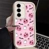 Phone Case for Samsung Galaxy A17 A16 A15 A14 A13 Pink Style Skull Witch A56 A36 A26 A55 A35 A25 A54 A34 A24 A53 A33 A23 A07 A06