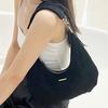 New Black Retro Hot Series Sunny Day Dark Cloud Bag Niche Design Casual Fashion Crescent Bag Shoulder Armpit Bag