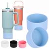 7.5cm Silicone Boot Non-Slip Cup Sleeve for 40oz Cup Tumbler Ice Flow Flip 30oz 20oz Water Bottle Bottom Sleeve Cover 3 Inch