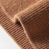 TUHUANG Women's Pure Wool Color-blocked Knit Sweater