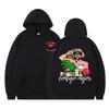 Un Verano Sin Ti Bad Bunny Graphic Hoodie Men Women Cotton Blend Long Sleeve Pullover With Cartoon Print
