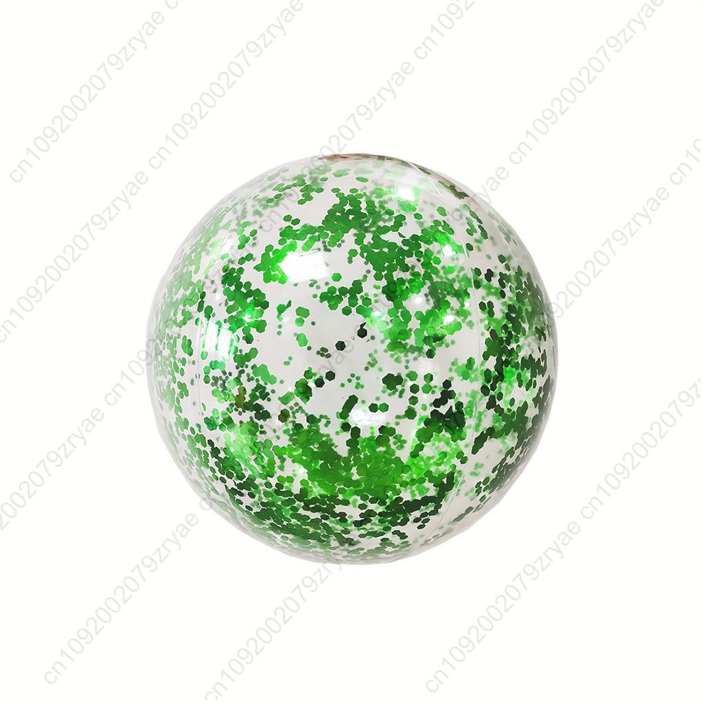 Inflatable 1Pc Beach Ball Pvc Sequin Bal Summer Beach Swimming Pool Party Water Sports Fun Accessories For Kids Adults Children's Birthday Gift