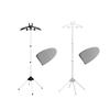 Adjustable Clothes Hanger Stand for Ironing Machines