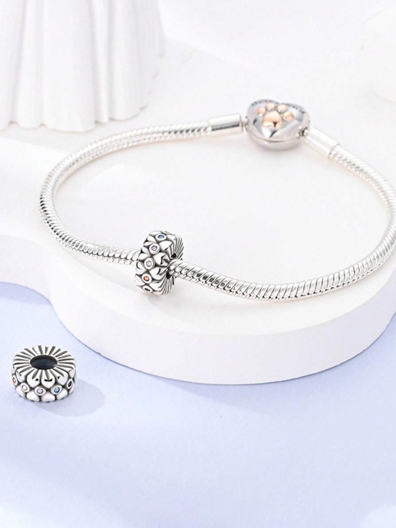 

Copper Plated Original Charms Pink Panda Pawbeads Fit Bracelet Women S Jewelry Gift