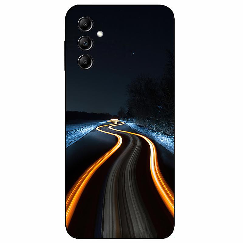 For Samsung A14 4G A 14 M14 5G Case Painted TPU Soft Silicone Black Funda for Samsung Galaxy A14 A145F Bumper GalaxyA14 M 14 Bag