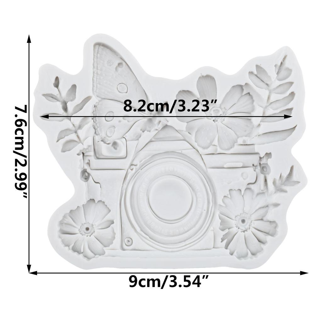Sunflower Hat Silicone Mold Sunglasses Camera Fondant Molds Cake Decorating Tools Theme Cake Dessert Decorated Chocolate Candy Mold