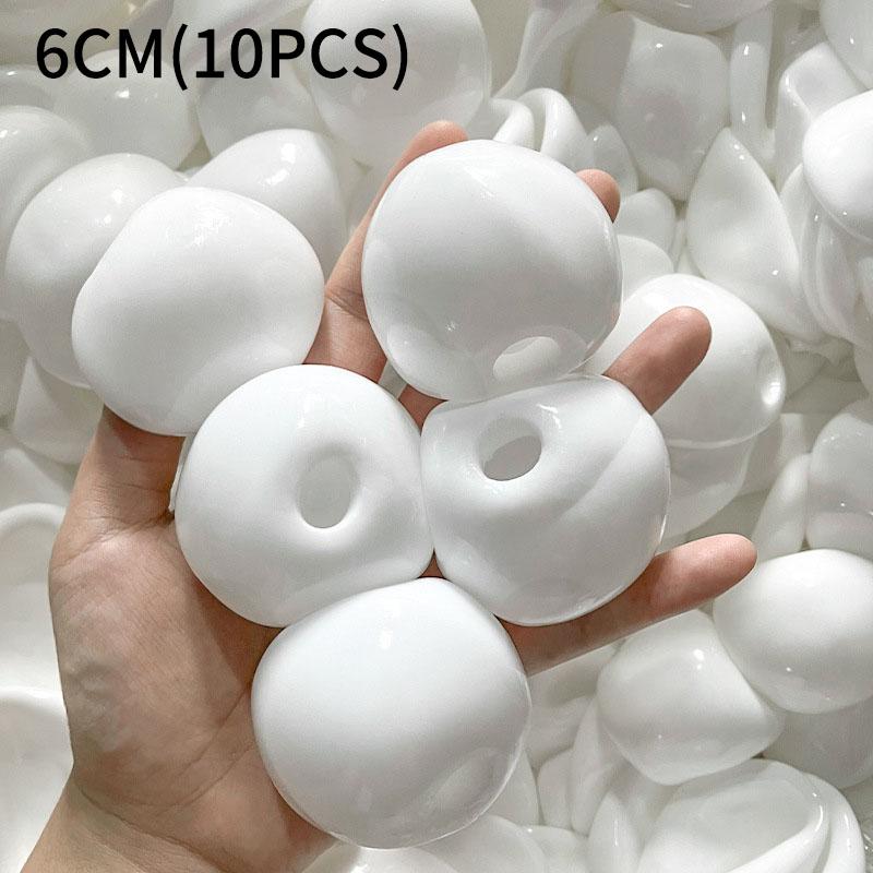 Tpr Empty Water Ball With Plug Decompression Handmade Ball Empty Skin Ball Diy Stress Relief Toy Noisy Balls Filling Accessories