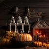 3pcs Ghost Resin Skull Trio - High Quality Decor Sculpture for Halloween Easter and Home Office Bookshelf Table Windowsill Edge