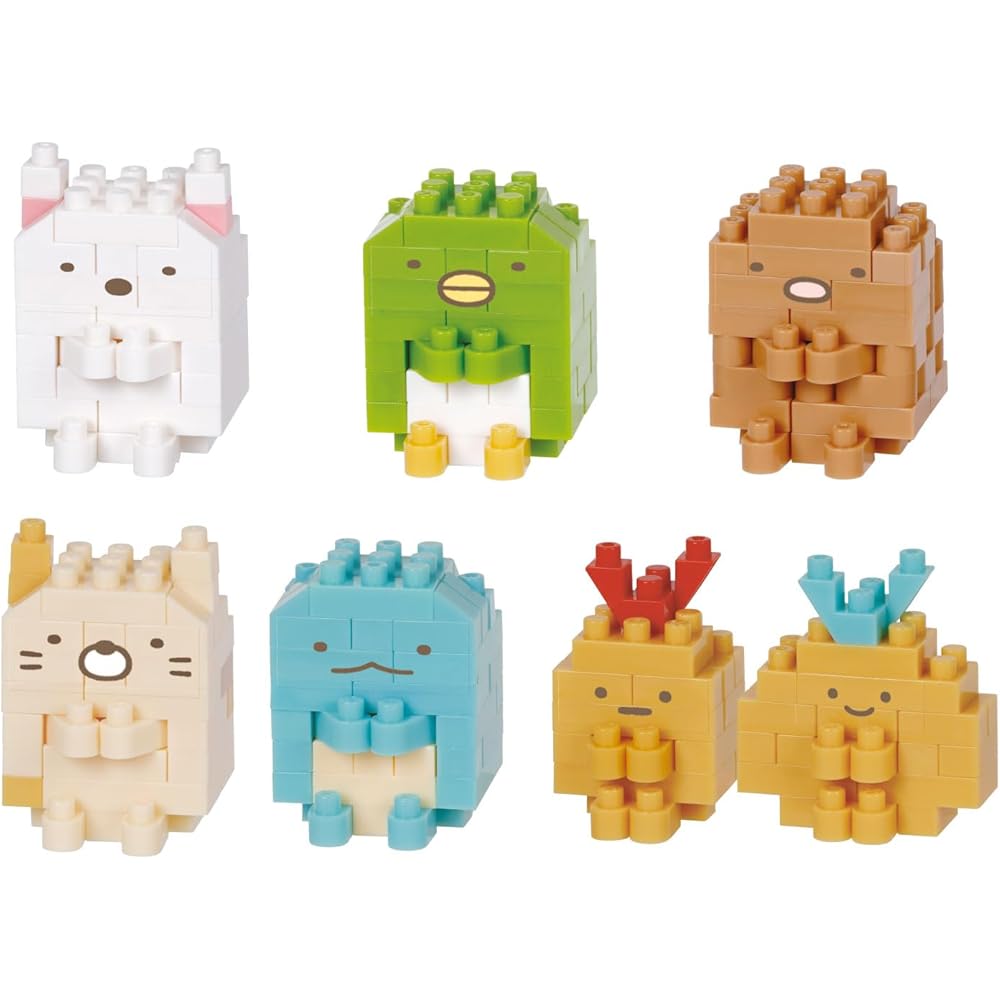 

Kawada Mini Nano Sumikko Gurashi Building Blocks Set 6 Pieces Boxed