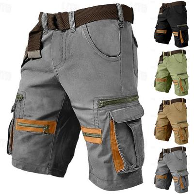 Men's Cargo Shorts, Outdoor Casual  Loose - Fit Cargo Shorts With Zippers And Multi-pocket