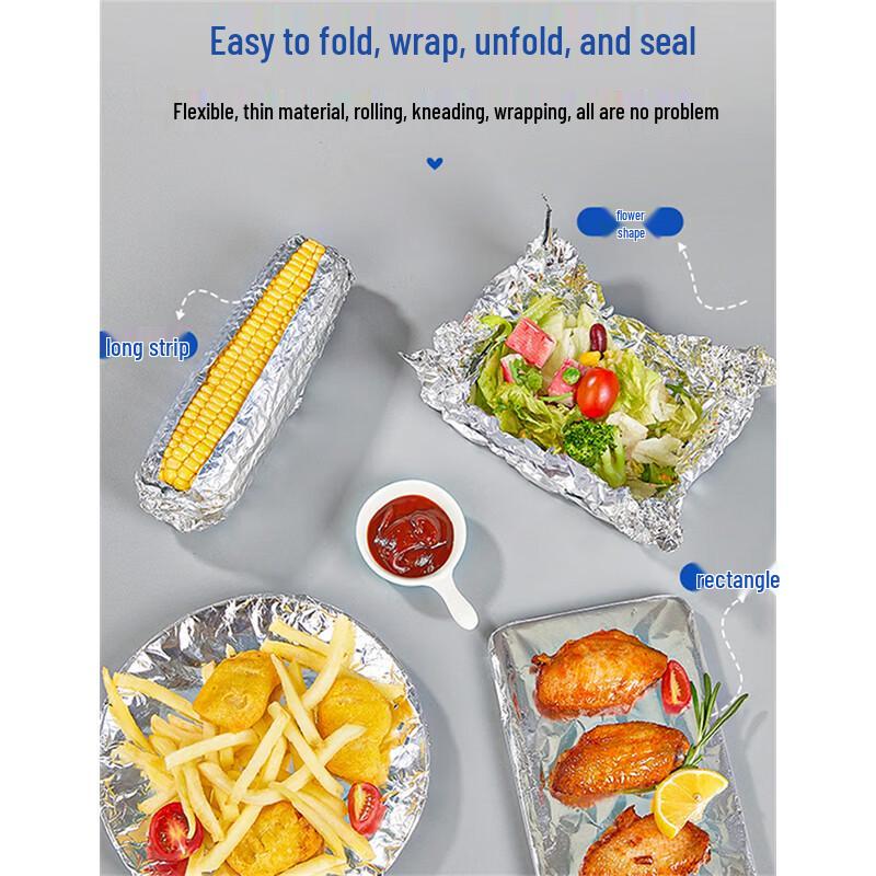 Ronghe Thickened Aluminum Foil with Sliding Cutter