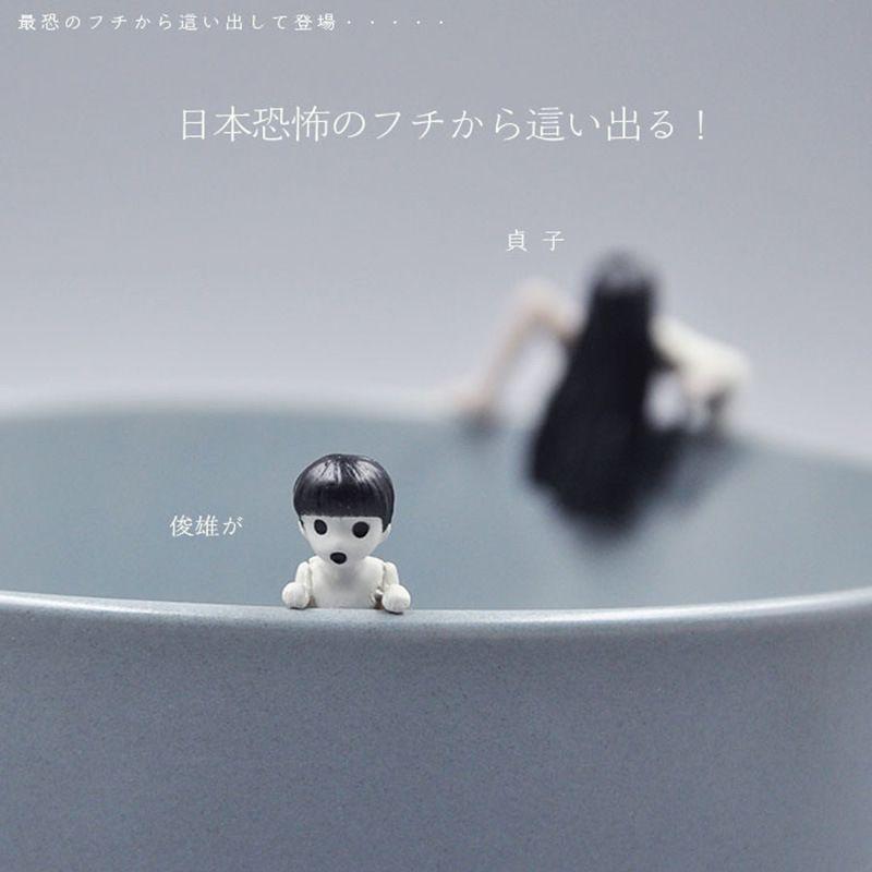 Decorative Mini Figure For Halloween Featuring Sadako From The Grudge Film