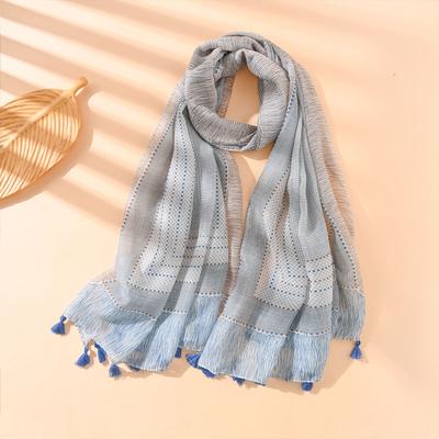 Frühling/Sommer Damen Hawaiianischer Stil Strandtuch Schal Böhmische Florale Linien Elemente Ausflug Lässige Accessoires Neuestes Design