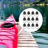 Leichte Nylon D-Ring Zurrgurte für Kajaks Set mit 12 Deckbeschlagsschrauben