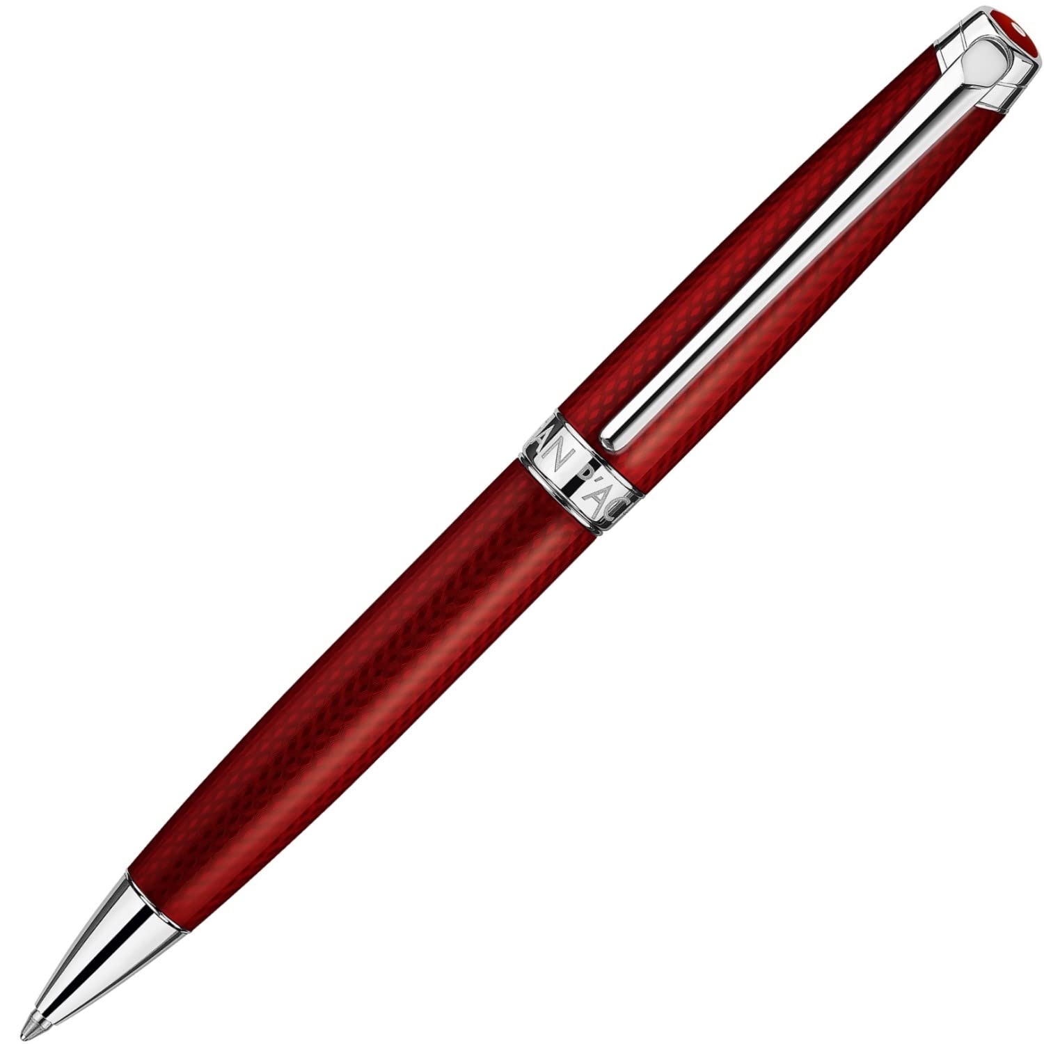 

CARAN Caran Ballpoint Pen Leman Rouge Carmine Official Import D ACHE d Ache Oil-Based 4789-580