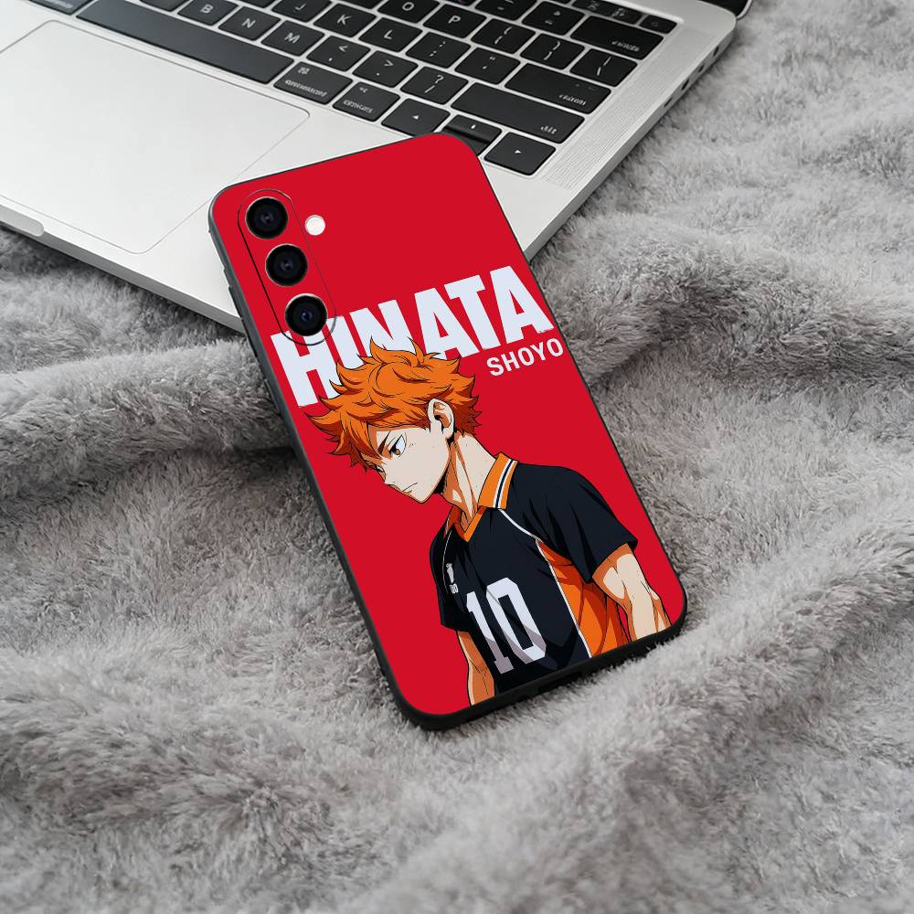 

Shonen anime-H-Haikyu Phone Case For Samsung Galaxy A73,A71 A72,A70,A53,A52,A51,Soft Silicone Black Cover Samsung a52 a52S