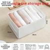 Modern Foldable Clothing Storage Bin With Handles For Bedroom Closet Organization
