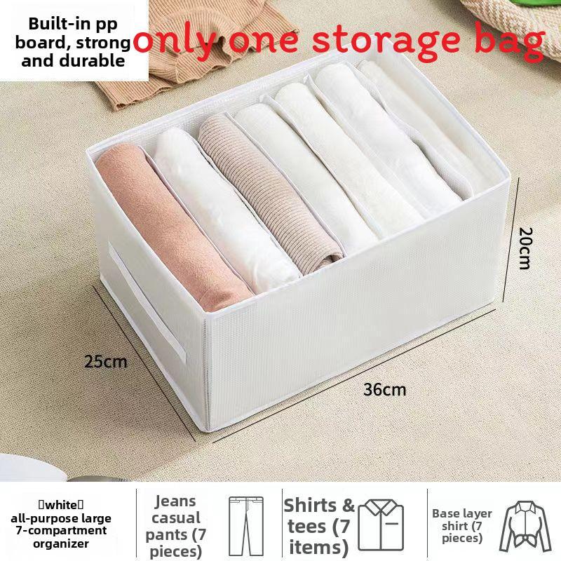 Modern Foldable Clothing Storage Bin With Handles For Bedroom Closet Organization