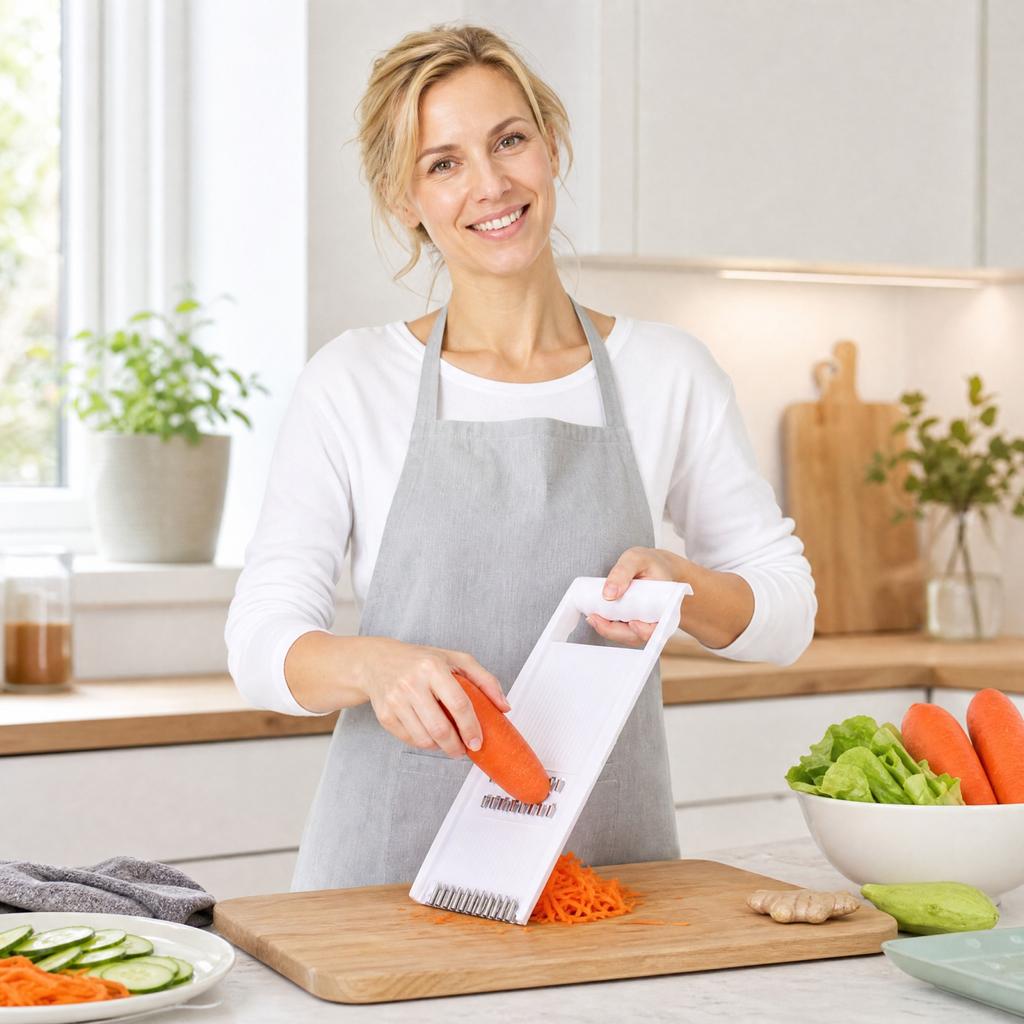 Multi-Function, Grater and Shredder with Insert Board for Kitchen Use