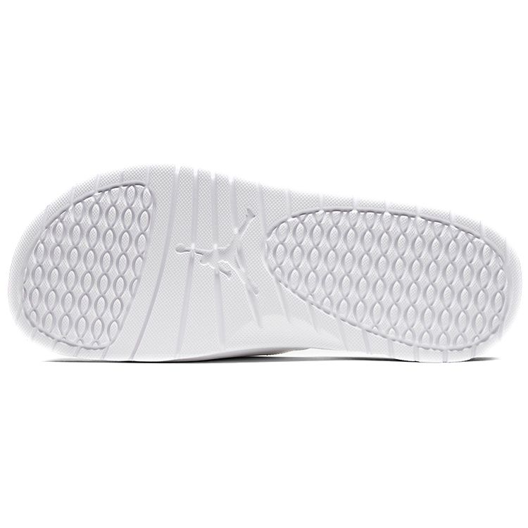 Air Jordan Hydro 5 Retro Slide White Fire Red Unisex Sneakers Black 555501-101