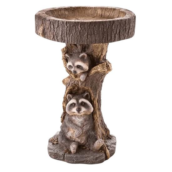 Hedgehog Bird Feeder Statue 3D Printing Technology Yard Sculpture Resin Outdoor Statue