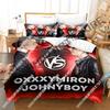 3D Print Oxxxymiron Bedding Set Boys Girl Twin Queen King Size Duvet Cover Pillowcase Bed boys Adult Home Textiles