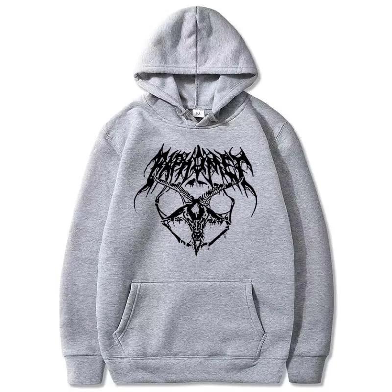 Fashion Sport Hoodie for Men Y2K Style Sweatshirt Winter Loose Fleece Pullover Jogging Top Punk Hoodies Outdoor Long Sleeves Top